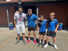 Die Spieler vom Sonntag mit Betreuer Arda Övic